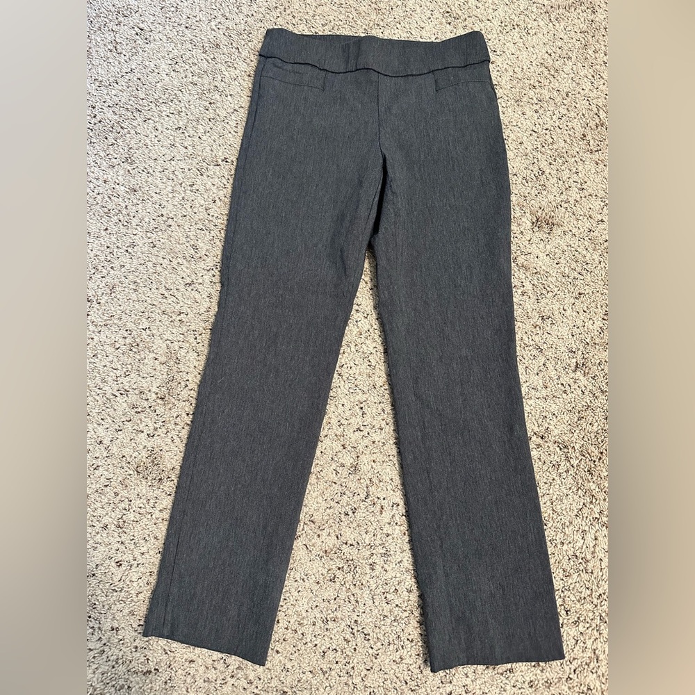 Kim Rogers Womens Grey Dress Pants- Size 8 petite